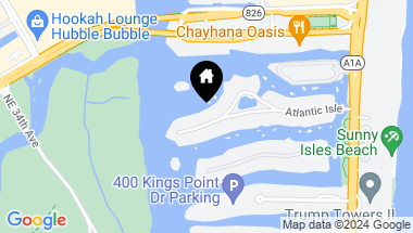 Map of 311 Atlantic Ave, Sunny Isles Beach FL, 33160