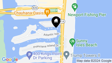 Map of 201 Atlantic Ave, Sunny Isles Beach FL, 33160