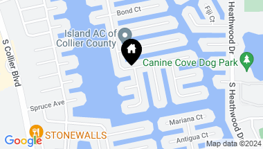 Map of 1113 LAMPLIGHTER COURT, Marco Island FL, 34145