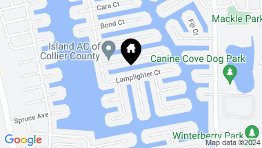 Map of 1148 Lamplighter CT, MARCO ISLAND FL, 34145