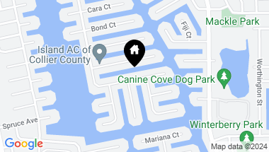 Map of 1172 LAMPLIGHTER COURT, Marco Island FL, 34145