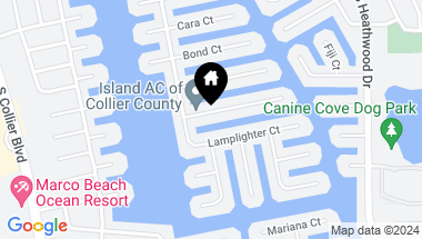 Map of 1119 Breakwater CT, MARCO ISLAND FL, 34145
