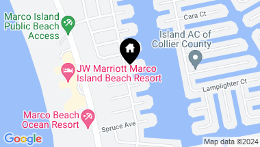 Map of 355 Landmark ST, MARCO ISLAND FL, 34145