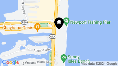 Map of 16485 Collins Ave # 1131, Sunny Isles Beach FL, 33160