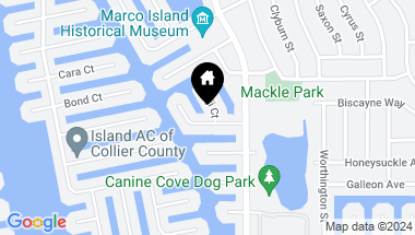 Map of 1258 Treasure CT, MARCO ISLAND FL, 34145
