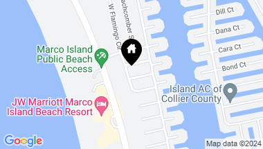Map of 291 W Flamingo CIR, MARCO ISLAND FL, 34145