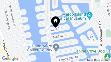 Map of 1101 Cara CT, MARCO ISLAND FL, 34145