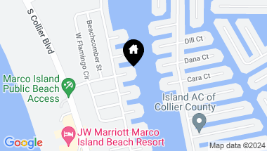 Map of 971 Maple CT, MARCO ISLAND FL, 34145