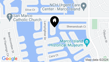 Map of 71 HICKORY CT, MARCO ISLAND FL, 34145