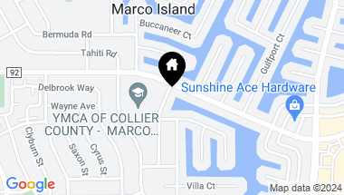 Map of 109 Gulfstream ST, MARCO ISLAND FL, 34145