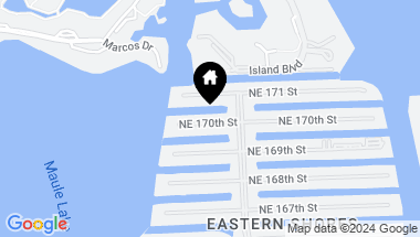 Map of 3401 NE 170 ST, North Miami Beach FL, 33160