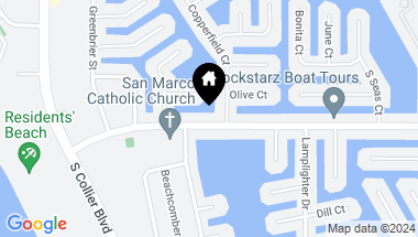Map of 886 SAN MARCO, Marco Island FL, 34145