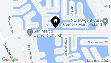 Map of 950 SAN MARCO ROAD, Marco Island FL, 34145