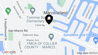 Map of 24 Templewood CT, MARCO ISLAND FL, 34145