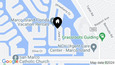Map of 150 JUNE CT, MARCO ISLAND FL, 34145