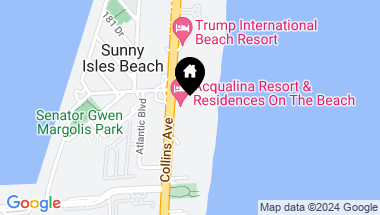 Map of 17875 Collins Ave # 2605, Sunny Isles Beach FL, 33160