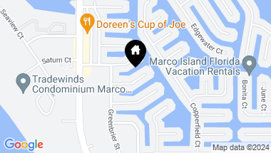 Map of 834 Dandelion CT, MARCO ISLAND FL, 34145