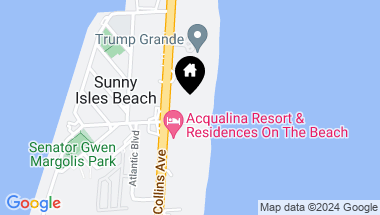 Map of 17901 Collins Ave # 2001, Sunny Isles Beach FL, 33160