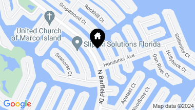 Map of 245 N Barfield DR, MARCO ISLAND FL, 34145