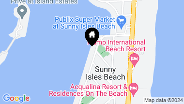 Map of 18100 N Bay Rd 806, Sunny Isles Beach FL, 33160