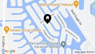 Map of 336 Marquesas CT, MARCO ISLAND FL, 34145