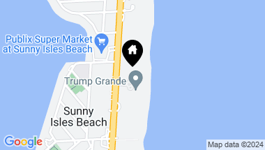 Map of 18201 Collins Ave # 3405, Sunny Isles Beach FL, 33160