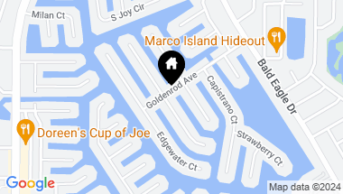 Map of 955 Goldenrod AVE, MARCO ISLAND FL, 34145