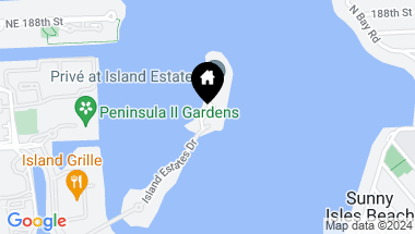 Map of 5000 Island Estates Dr # 1s Unit: 1202 + 1s, Aventura FL, 33160