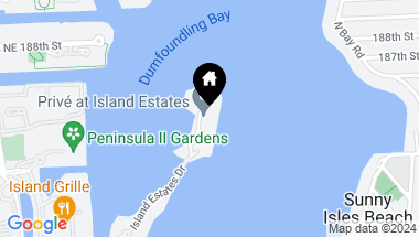 Map of 5000 Island Estates Dr # 501S, Aventura FL, 33160