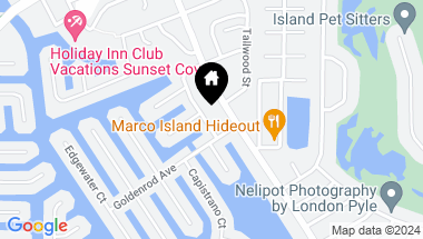 Map of 449 Hartley ST, MARCO ISLAND FL, 34145