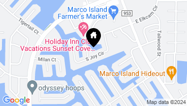 Map of 918 S Joy CIR, MARCO ISLAND FL, 34145