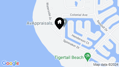 Map of 607 Waterside DR, MARCO ISLAND FL, 34145