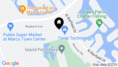 Map of 1264 Fruitland AVE, MARCO ISLAND FL, 34145