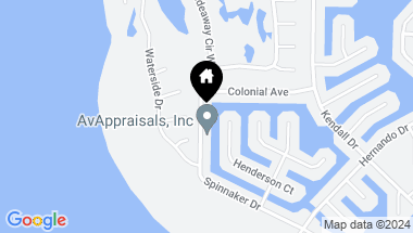 Map of 673 Spinnaker DR, MARCO ISLAND FL, 34145