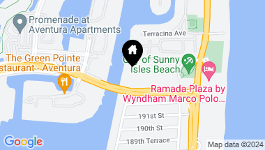 Map of 19390 Collins Ave # 526, Sunny Isles Beach FL, 33160