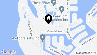 Map of 295 Hideaway CIR S, MARCO ISLAND FL, 34145