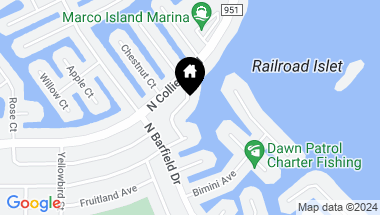 Map of 735 Fairlawn CT, MARCO ISLAND FL, 34145