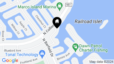Map of 739 Fairlawn CT, MARCO ISLAND FL, 34145