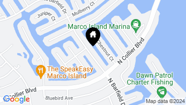 Map of 797 N Barfield DR, MARCO ISLAND FL, 34145