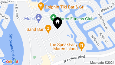 Map of 805 E Elkcam CIR, MARCO ISLAND FL, 34145