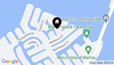 Map of 920 Iris CT, MARCO ISLAND FL, 34145