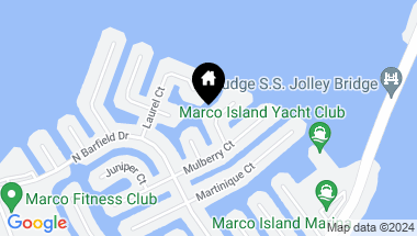 Map of 940 Iris CT, MARCO ISLAND FL, 34145