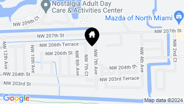 Map of 20500 NW 7th Ave # 11, Miami Gardens FL, 33169