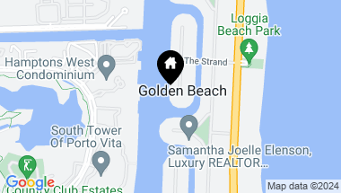 Map of 363 Centre Is, Golden Beach FL, 33160