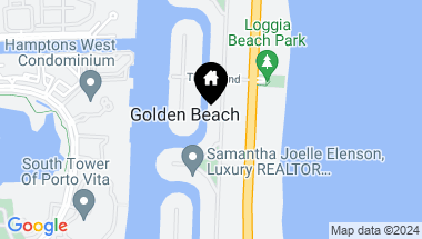 Map of 364 Golden Beach Dr, Golden Beach FL, 33160