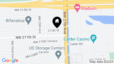 Map of 2782 NW 212th St, Miami Gardens FL, 33056