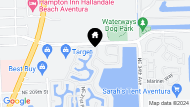 Map of 21210 NE 31st Place, Aventura FL, 33180