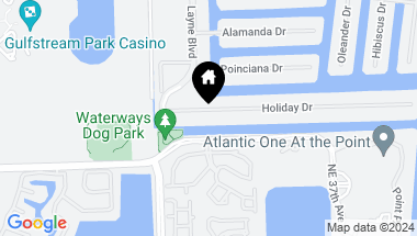 Map of 493 Holiday Dr, Hallandale Beach FL, 33009