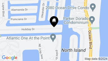 Map of 119 Holiday Dr, Hallandale Beach FL, 33009