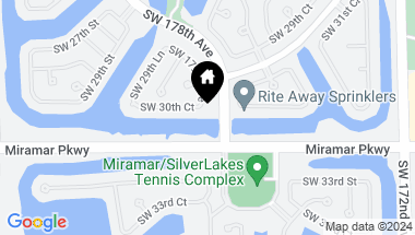Map of 3097 SW 179th Ave, Miramar FL, 33029